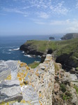 SX07239 View over wall towars Barras Nose and cliffs beyond.jpg